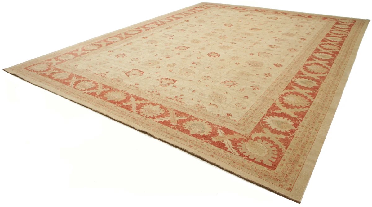 491x657 см, Пакистан, Зиглер, Wool, бежевый — вид 6
