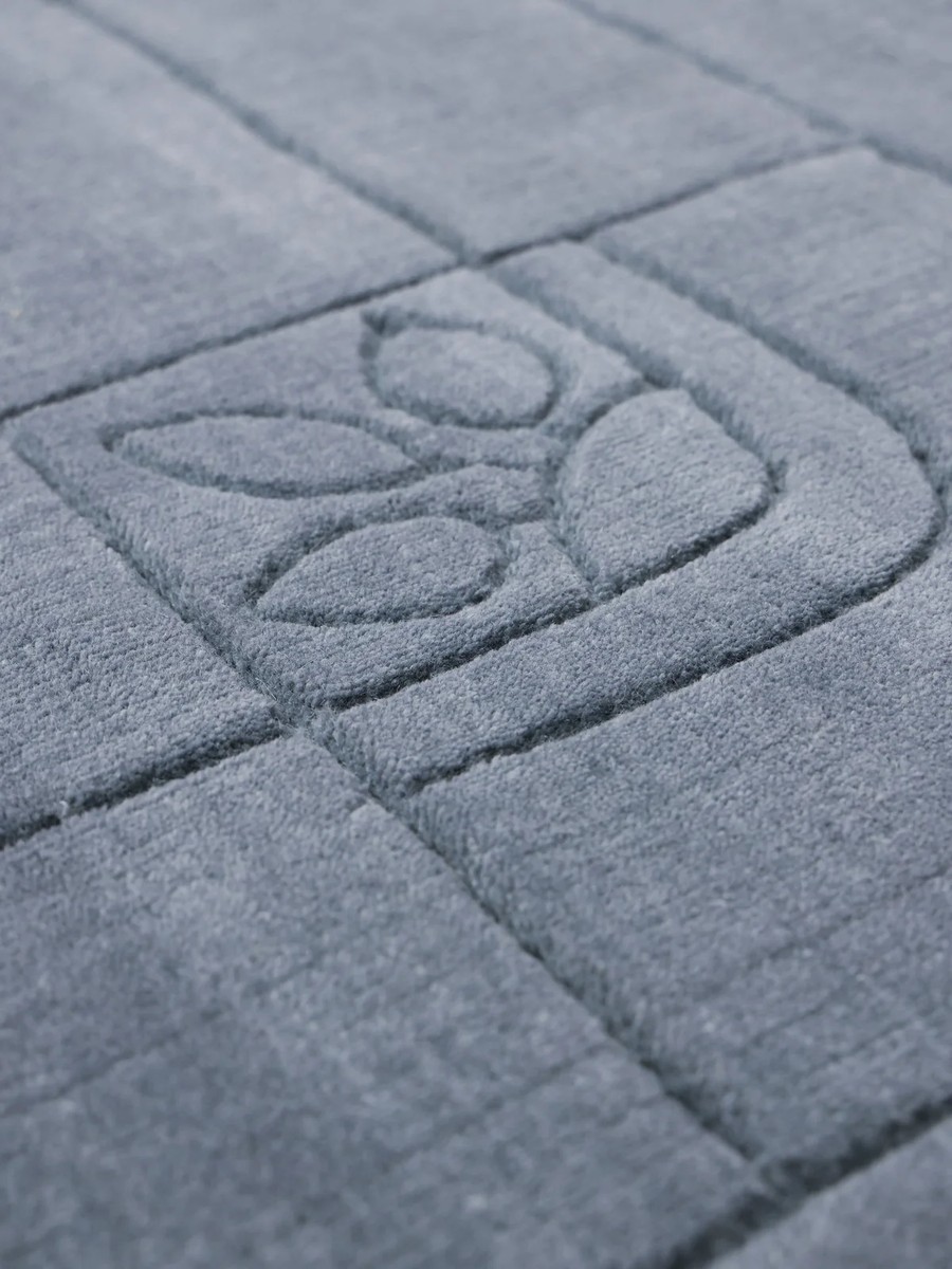 80x200 см, Индия, Современные, Wool, синий