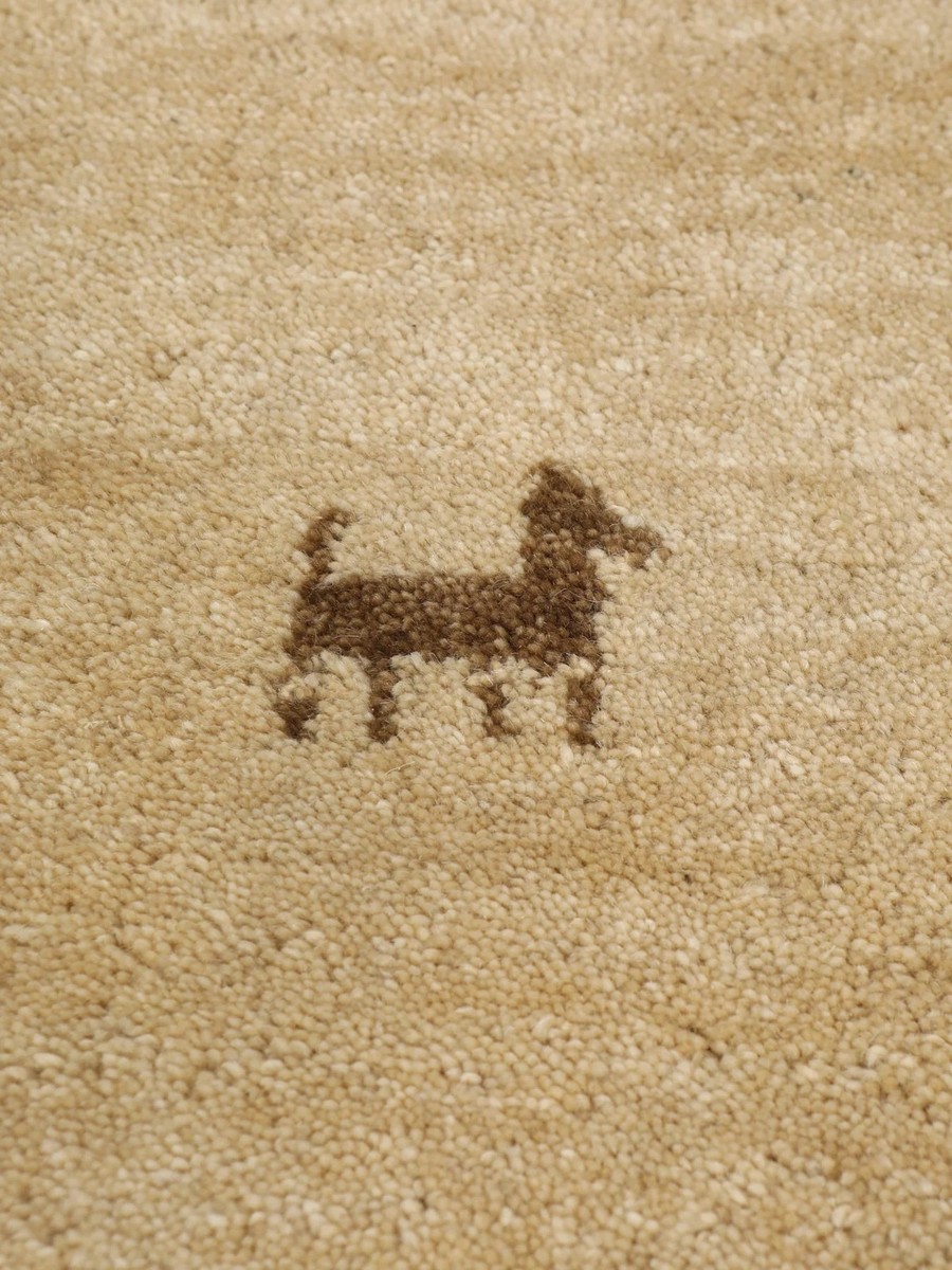 190x290 см, Индия, Габбе, Wool, бежевый — вид 5