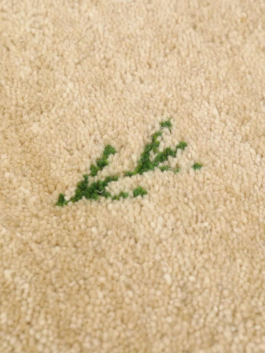 190x290 см, Индия, Габбе, Wool, бежевый — вид 6