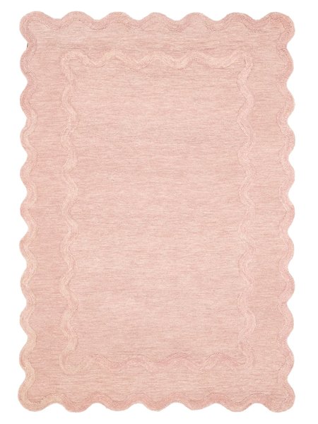 160x230 см, Индия, Современные, Wool, розовый