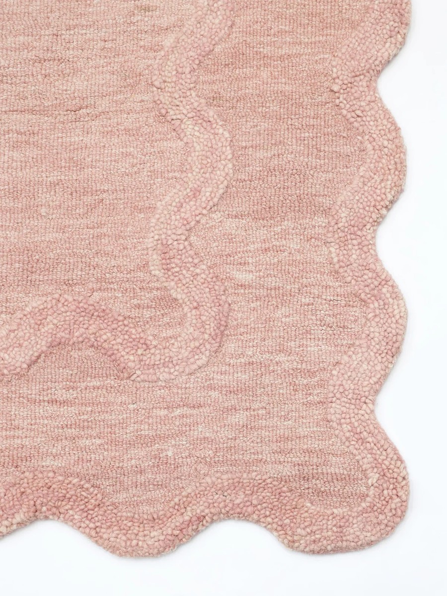 160x230 см, Индия, Современные, Wool, розовый — вид 3