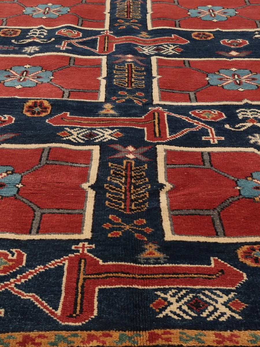149x203 см, Афганистан, Казак, Wool, чёрный — вид 4