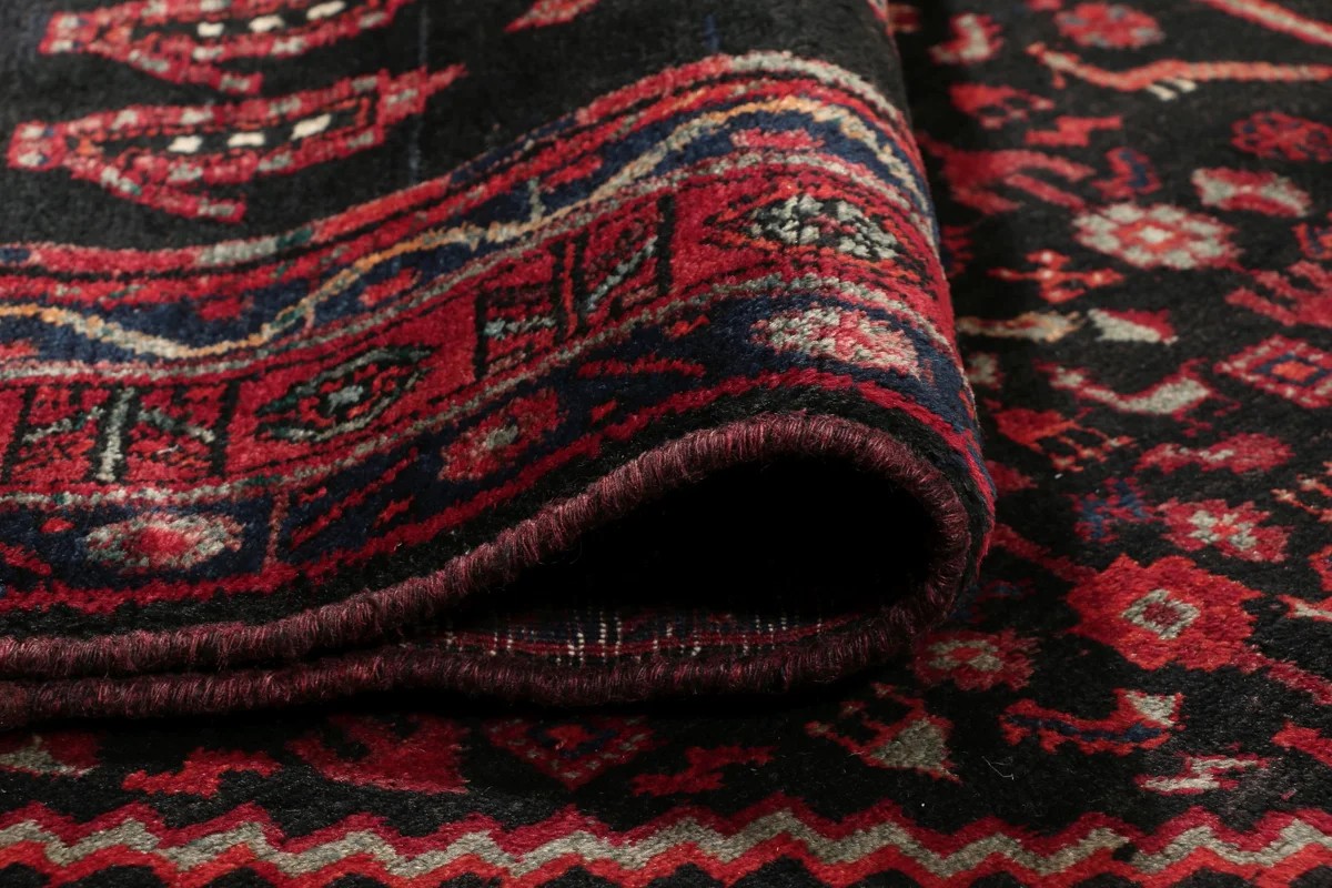 132x290 см, Иран, Восточные, Wool, чёрный — вид 11