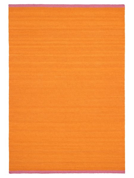 160x230 см, Индия, Однотонные, 85% Wool, оранжевый