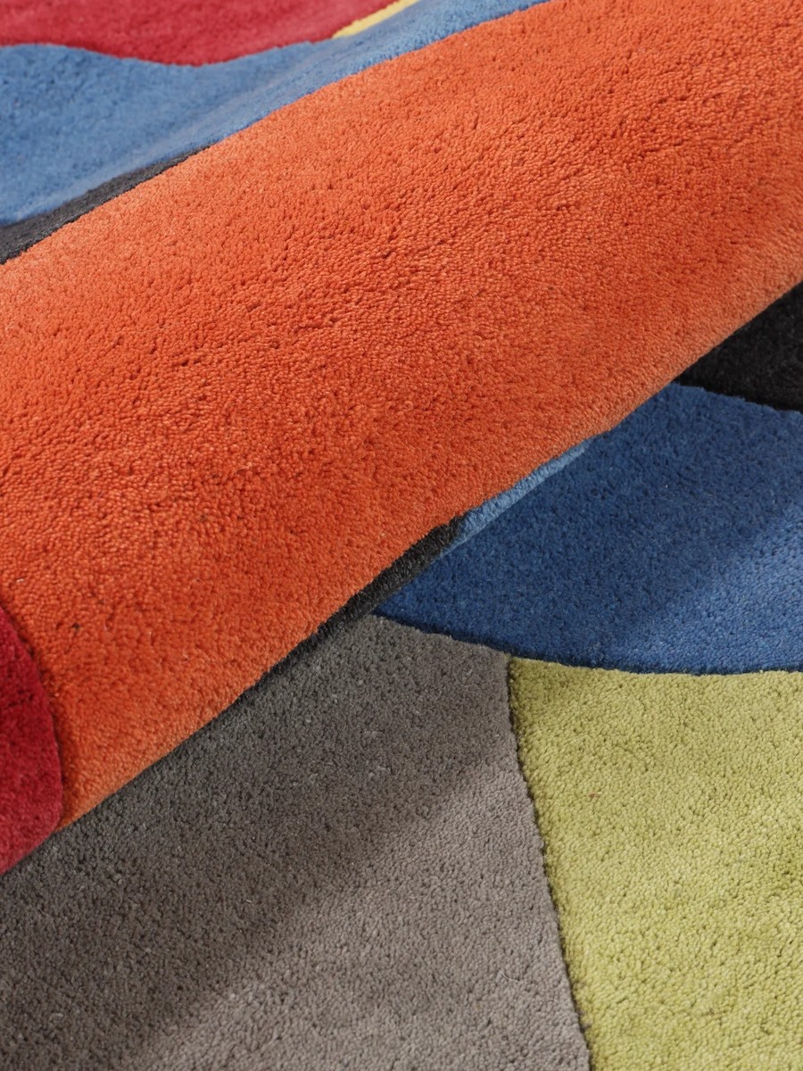 Ø150 см, Индия, Современные, Wool, многоцветный — вид 5