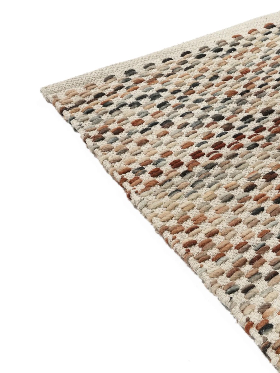 160x230 см, Индия, Современные, Wool, ржаво-красный — вид 2