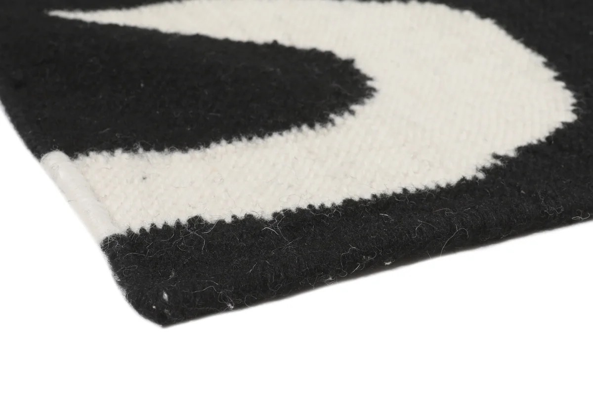 200x300 см, Индия, Килимы, Wool, чёрный