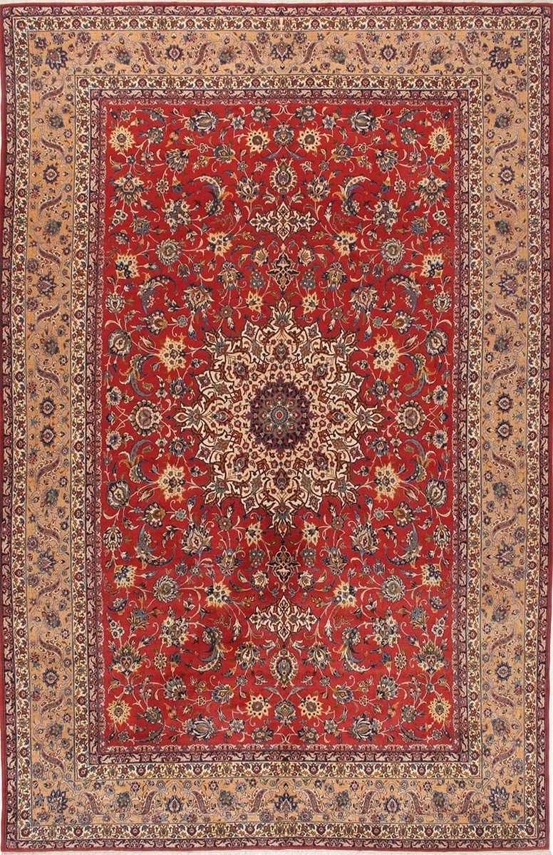 307x485 см, Иран, Исфахан, Wool, коричневый