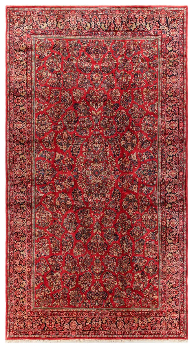 315x575 см, Иран, Сарук, Wool, красный
