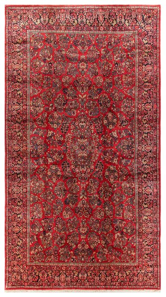 315x575 см, Иран, Сарук, Wool, красный