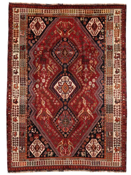 210x295 см, Иран, Кашкай, Wool, чёрный