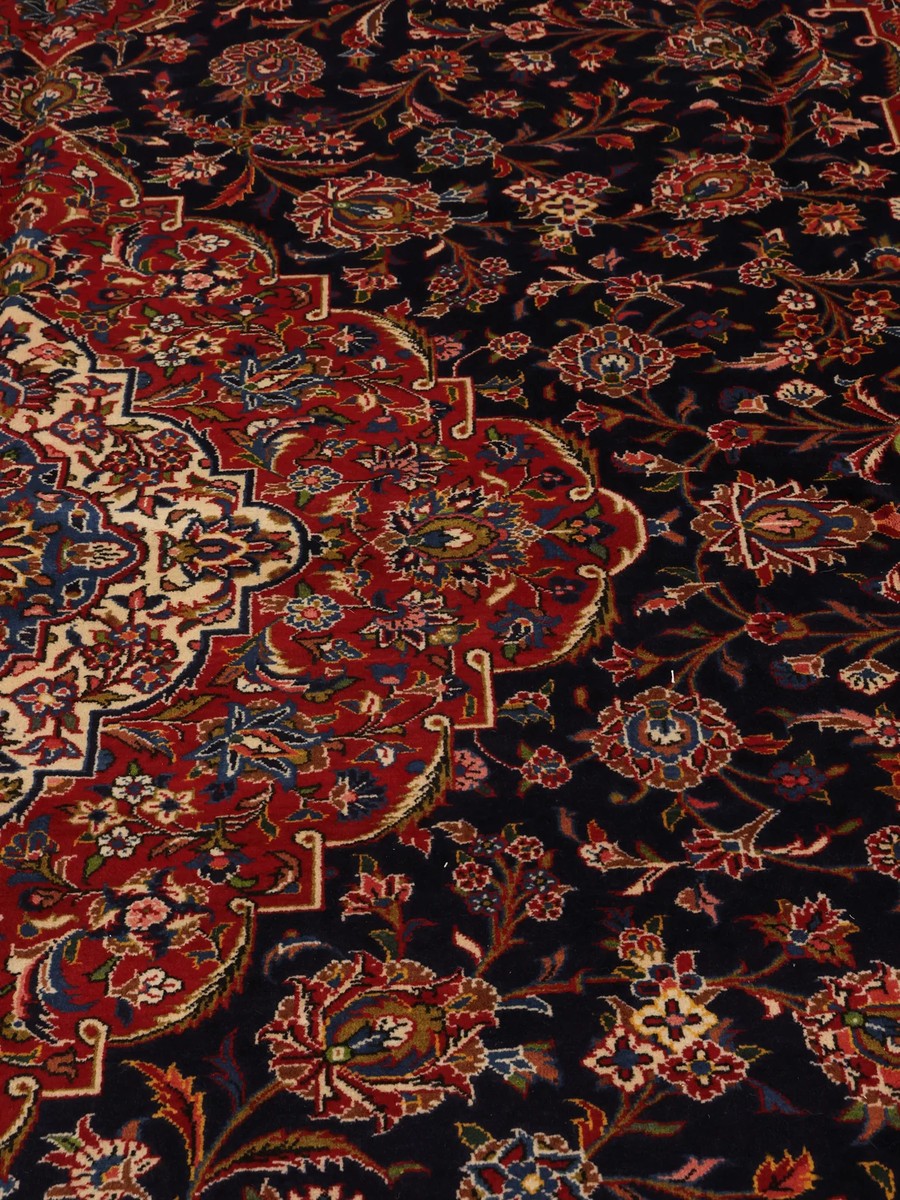 311x410 см, Иран, Кашан, Wool, чёрный — вид 4