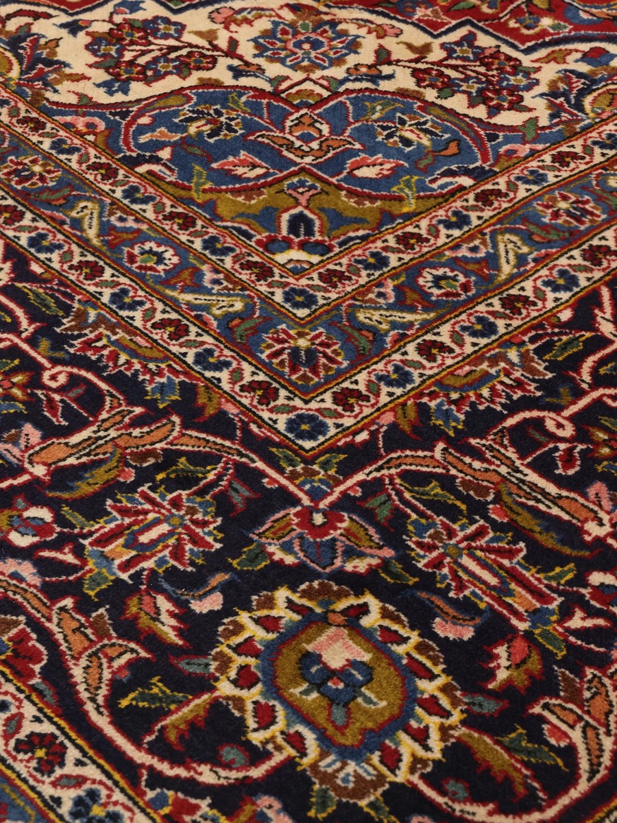 311x410 см, Иран, Кашан, Wool, чёрный — вид 5