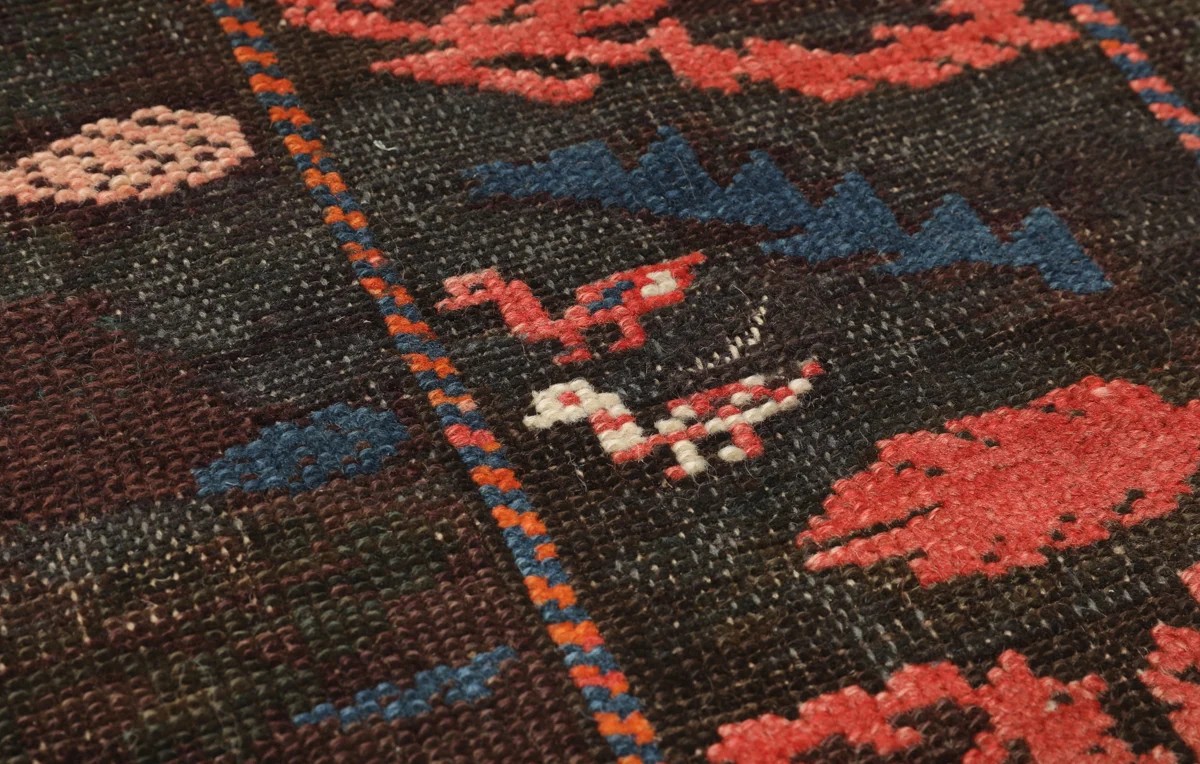 190x332 см, Восточные, Wool, чёрный — вид 6