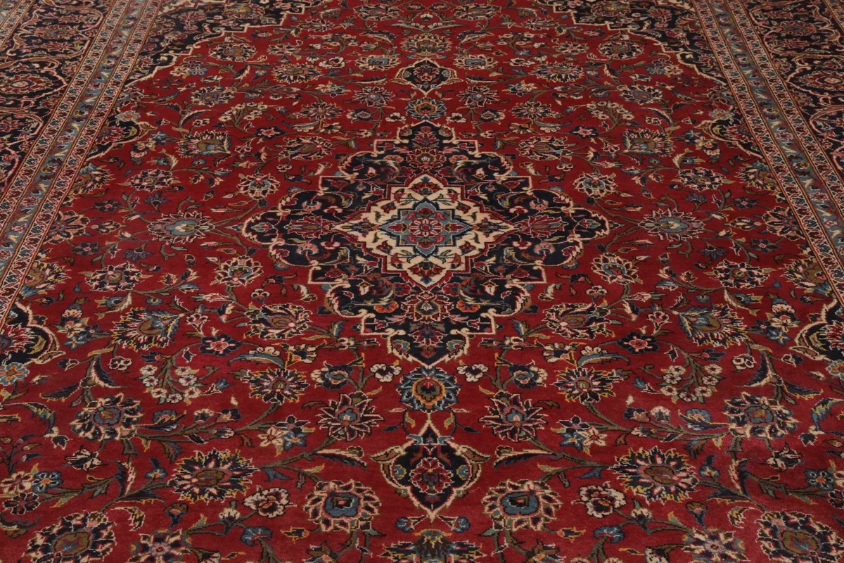 239x366 см, Иран, Кашан, Wool, чёрный — вид 3