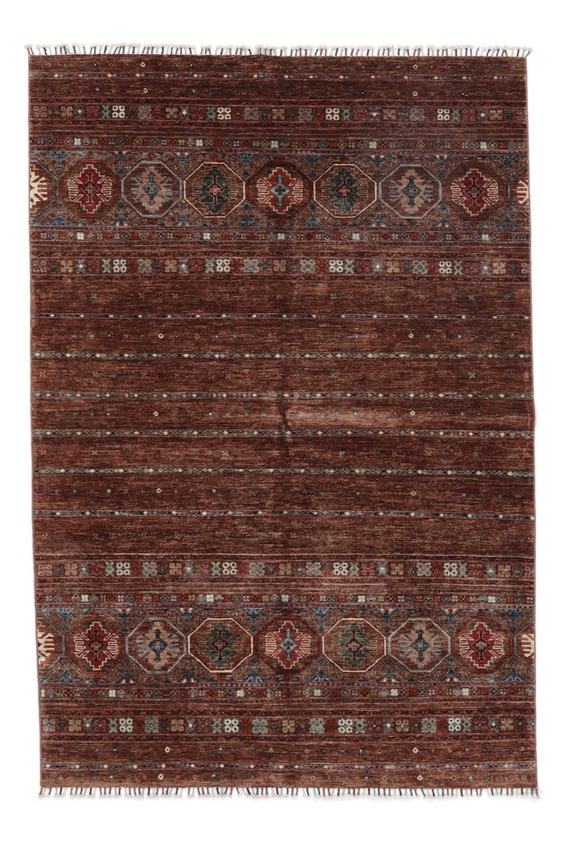 175x256 см, Афганистан, Восточные, Wool, чёрный