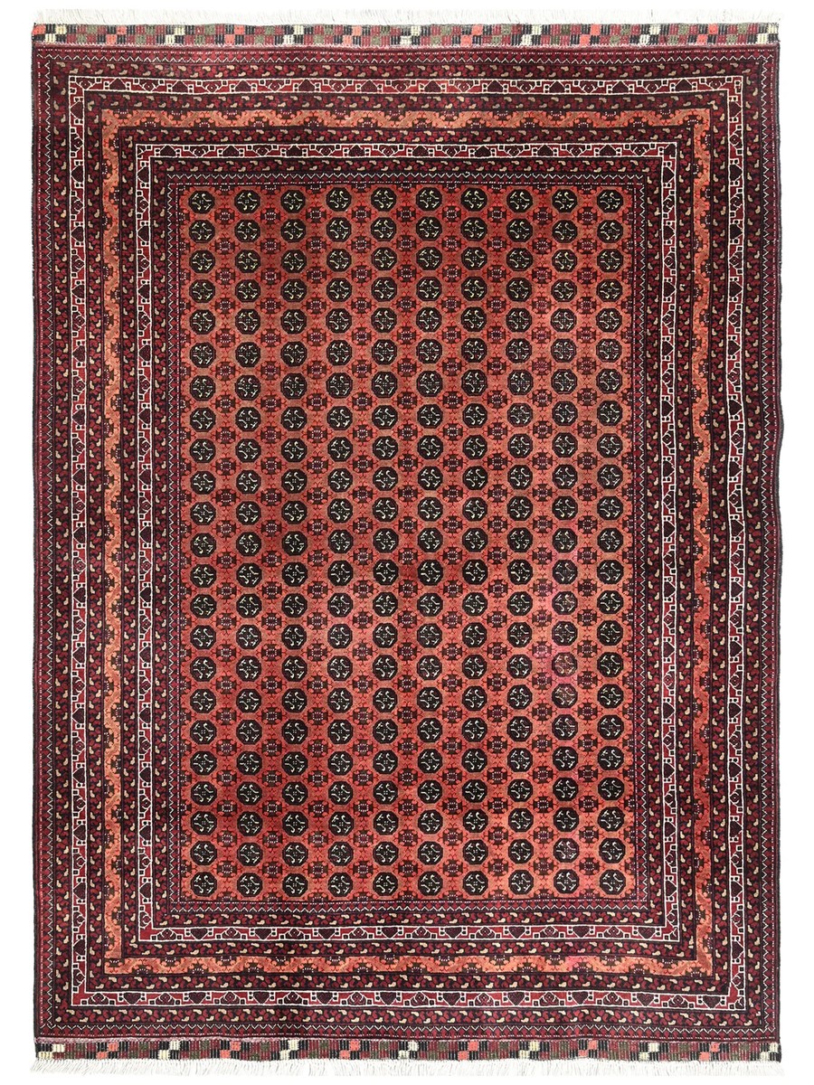 154x198 см, Афганистан, Афган / Пакистан, Wool, чёрный