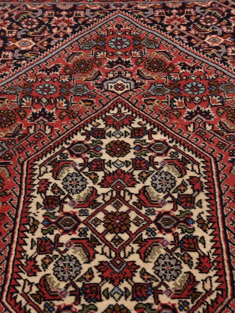 87x162 см, Иран, Биджар, Wool, чёрный