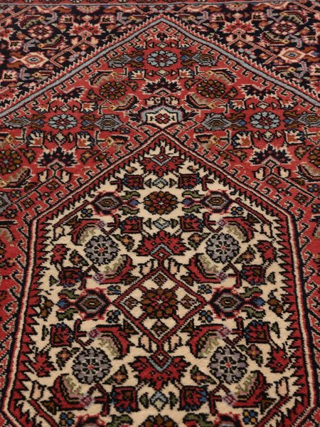 87x162 см, Иран, Биджар, Wool, чёрный