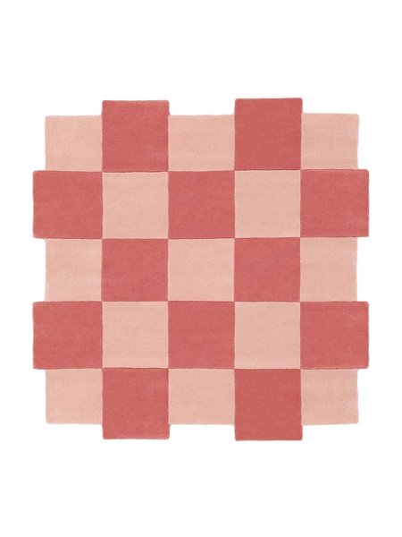 250x250 см, Индия, Современные, Wool, розовый