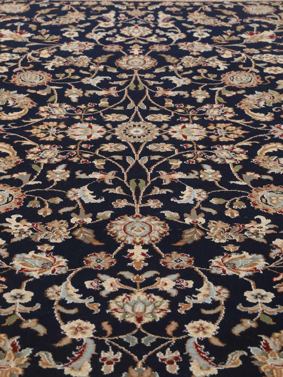 153x242 см, Индия, Наин, Wool, коричневый — вид 3