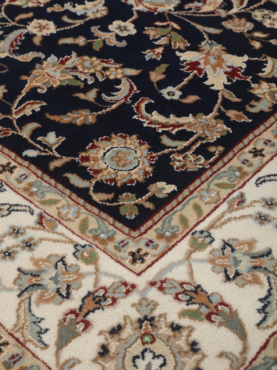 153x242 см, Индия, Наин, Wool, коричневый — вид 4