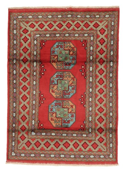 126x172 см, Афганистан, Акче, Wool, коричневый