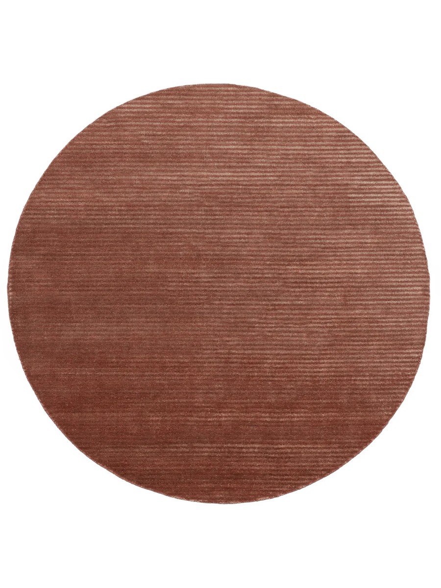 Ø200 см, Индия, Однотонные, Viscose, красный