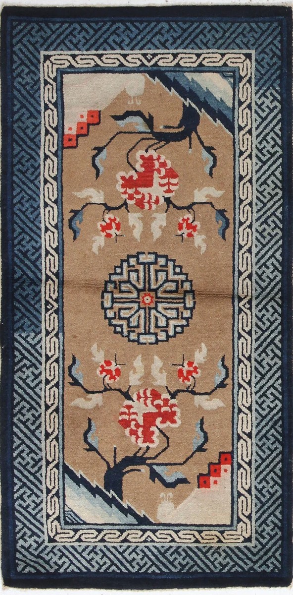 75x155 см, Китай, Восточные, Wool, чёрный