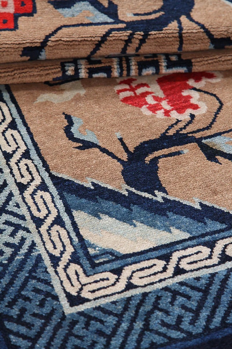 75x155 см, Китай, Восточные, Wool, чёрный — вид 2