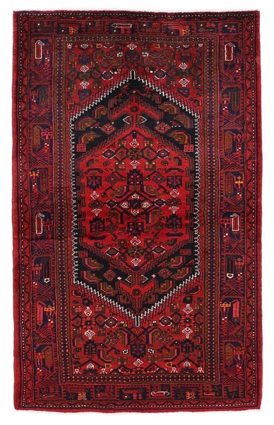 137x220 см, Иран, Хамадан, Wool, чёрный