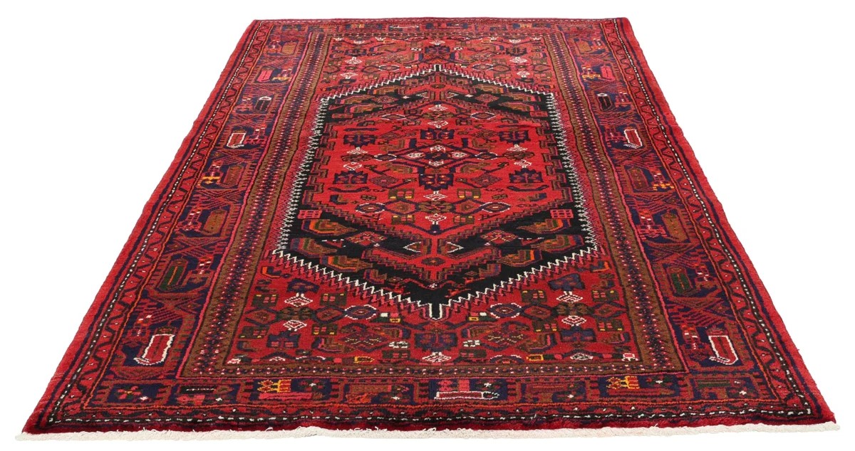137x220 см, Иран, Хамадан, Wool, чёрный — вид 3