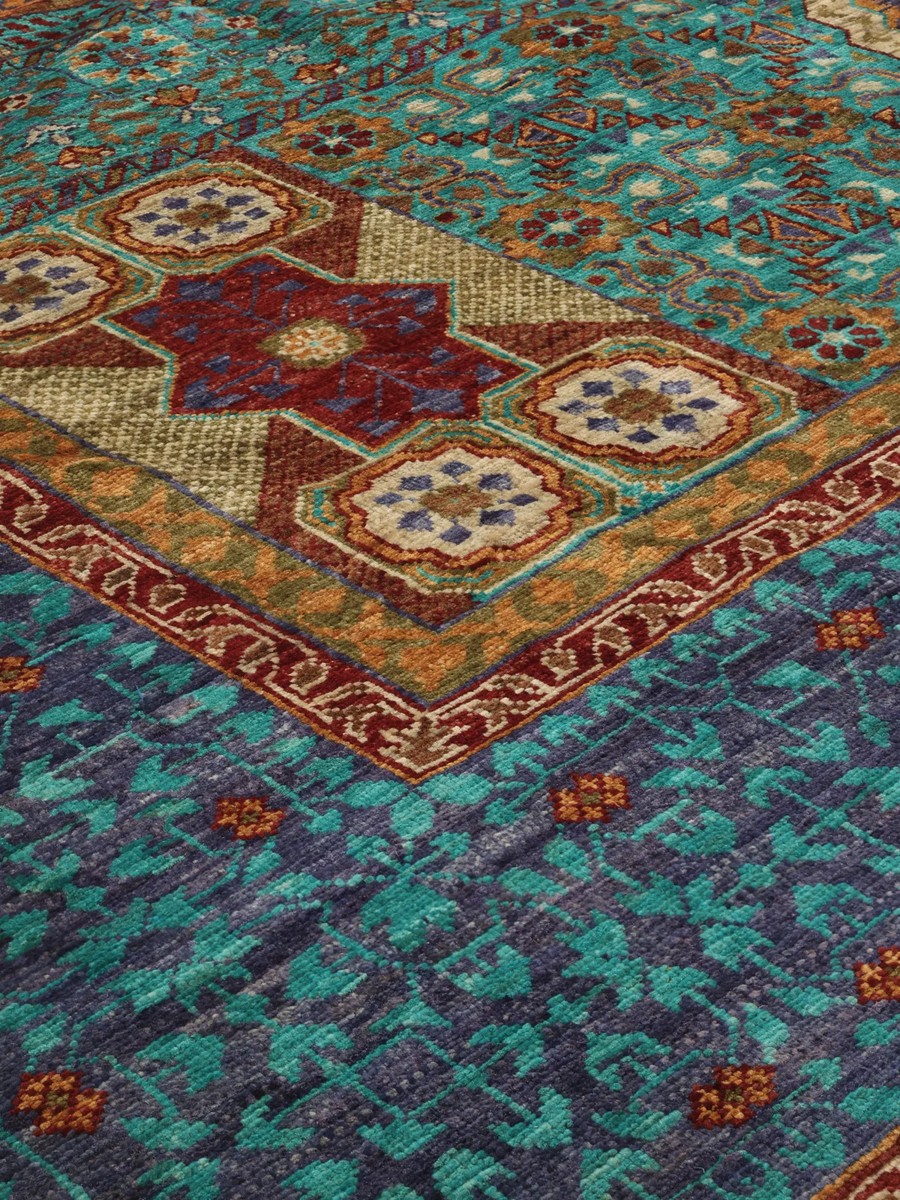 211x303 см, Афганистан, Восточные, Wool, коричневый — вид 5