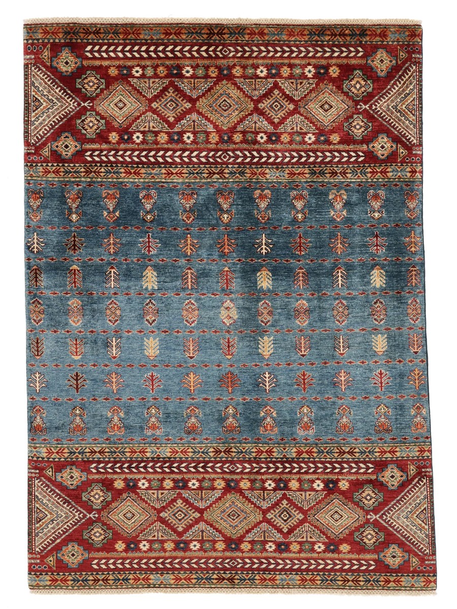 173x245 см, Афганистан, Восточные, Wool, красный