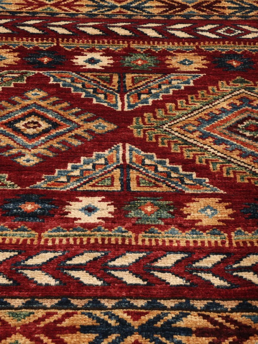 173x245 см, Афганистан, Восточные, Wool, красный — вид 5