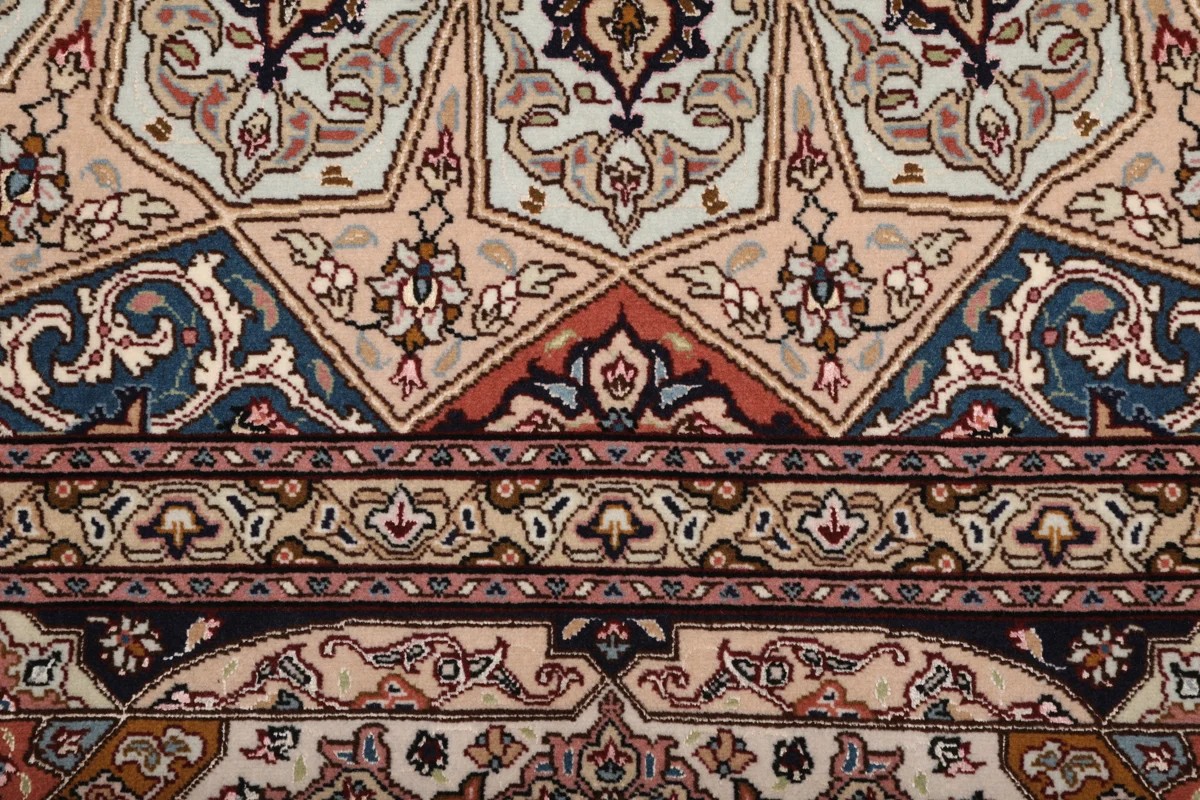 202x208 см, Иран, Табриз, Wool, коричневый — вид 5