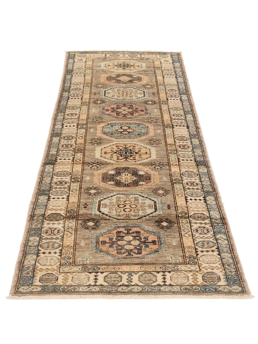 75x253 см, Афганистан, Казак, Wool, оранжевый — вид 2