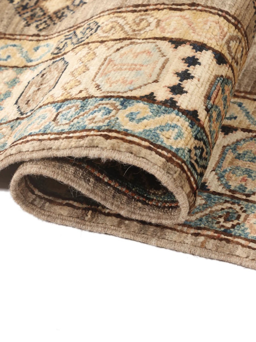 75x253 см, Афганистан, Казак, Wool, оранжевый — вид 4