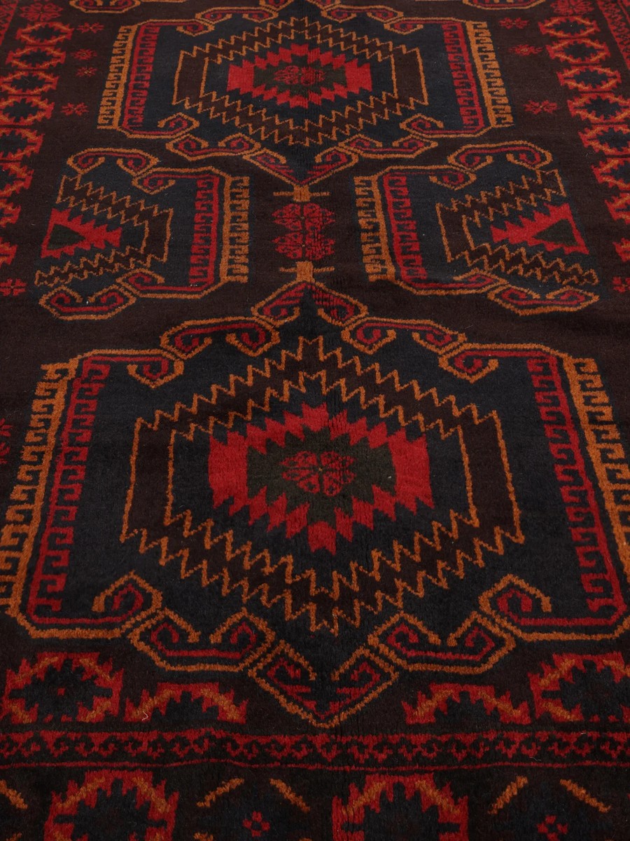 149x296 см, Афганистан, Балучи, Wool, чёрный — вид 4