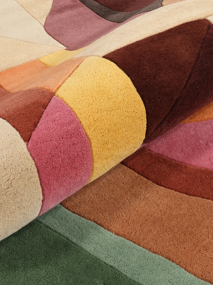 160x230 см, Индия, Современные, Wool, зелёный — вид 7
