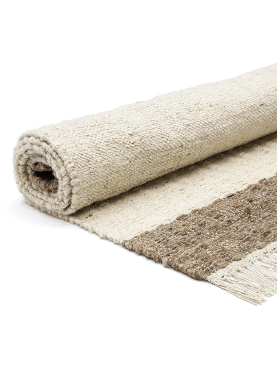 200x300 см, Индия, Современные, Wool, бежевый — вид 4
