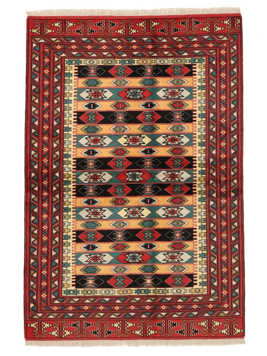 135x196 см, Иран, Восточные, Wool, оранжевый