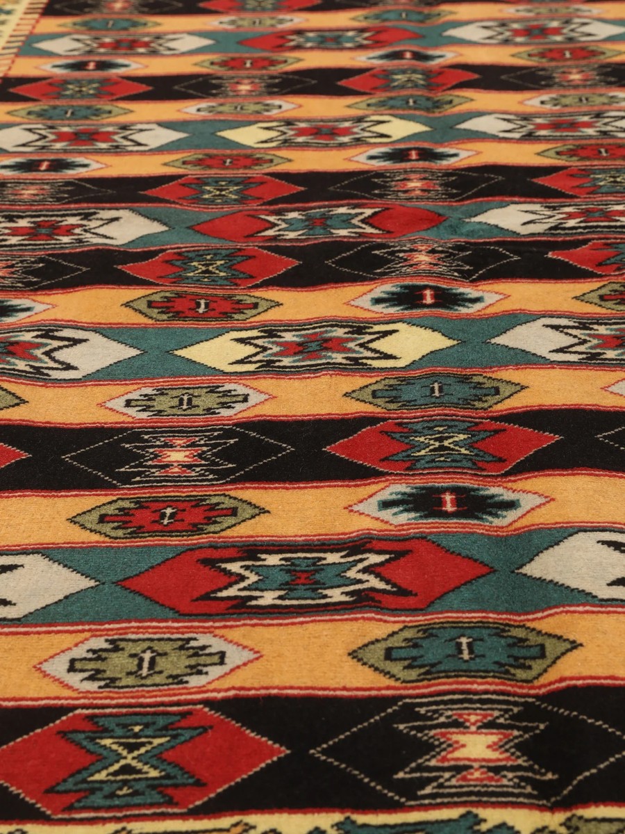 135x196 см, Иран, Восточные, Wool, оранжевый — вид 4