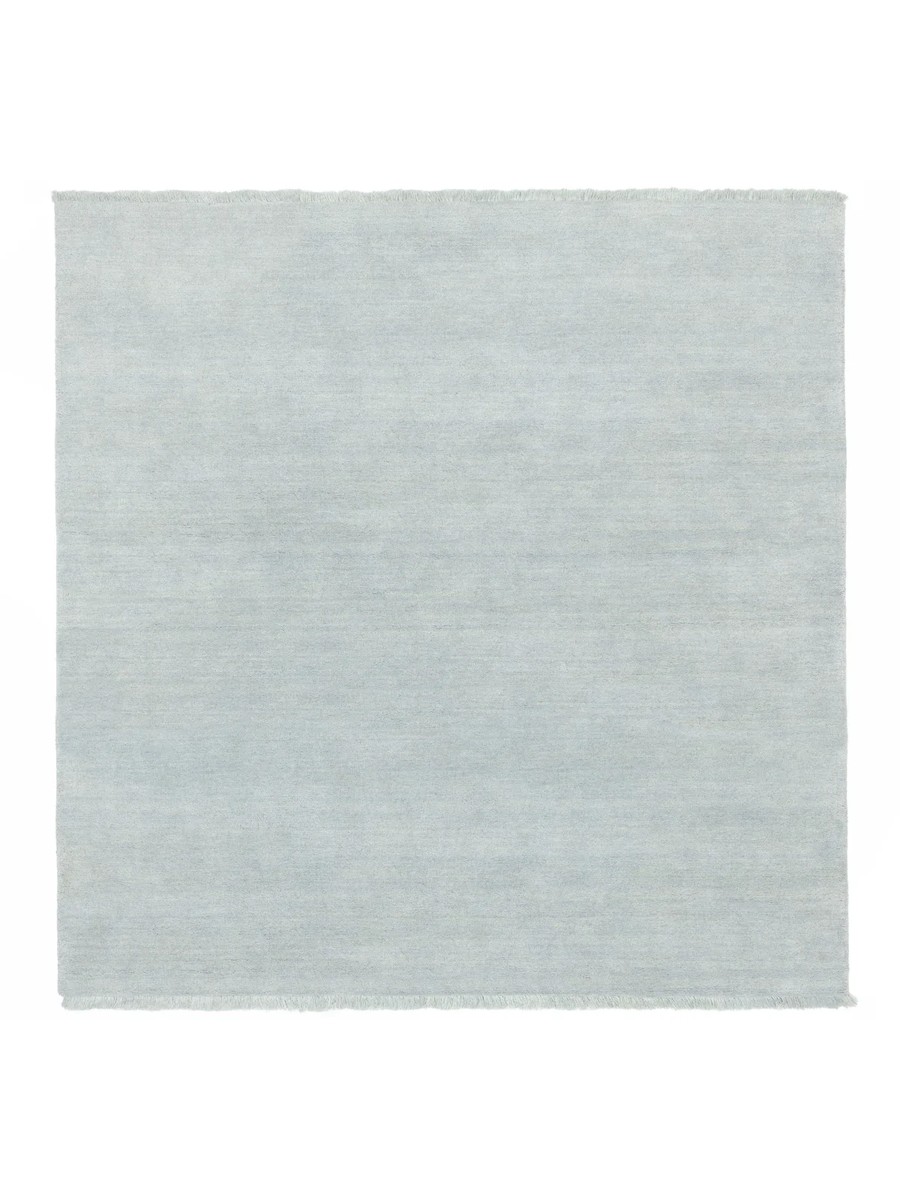 250x250 см, Индия, Современные, Wool, синий