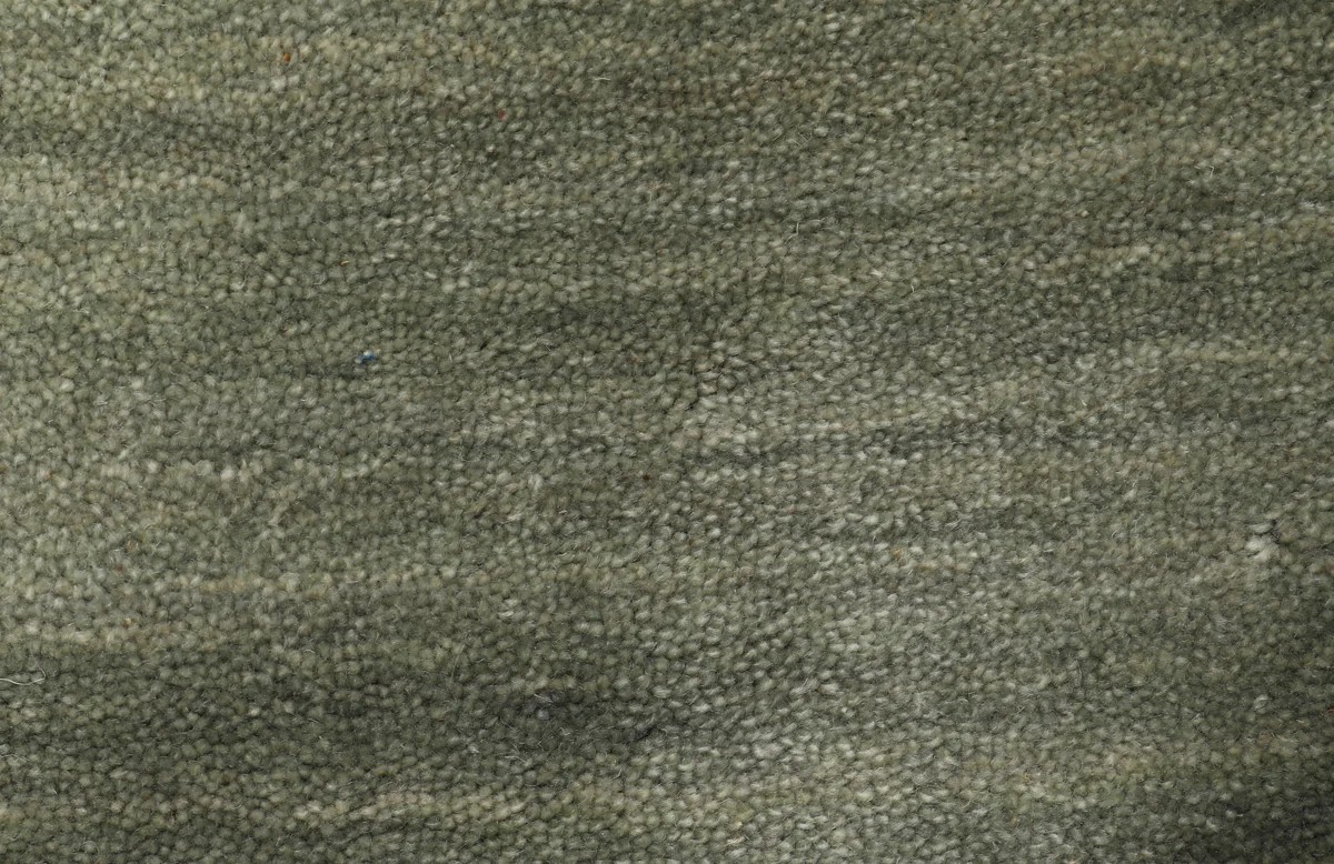 Ø200 см, Индия, Однотонные, Wool, зелёный — вид 3