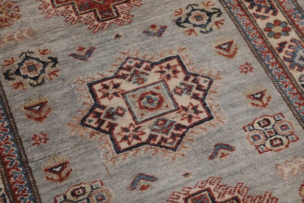80x252 см, Афганистан, Казак, Wool, красный