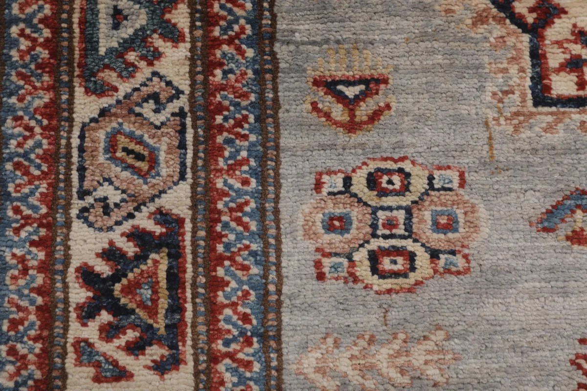 80x252 см, Афганистан, Казак, Wool, красный — вид 3