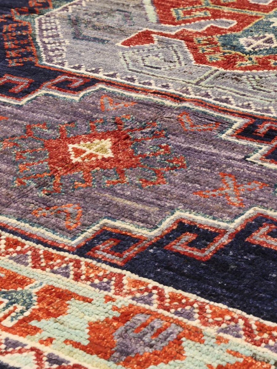 160x192 см, Афганистан, Казак, Wool, чёрный — вид 2