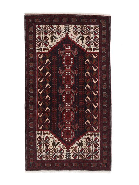 96x175 см, Иран, Балучи, Wool, чёрный